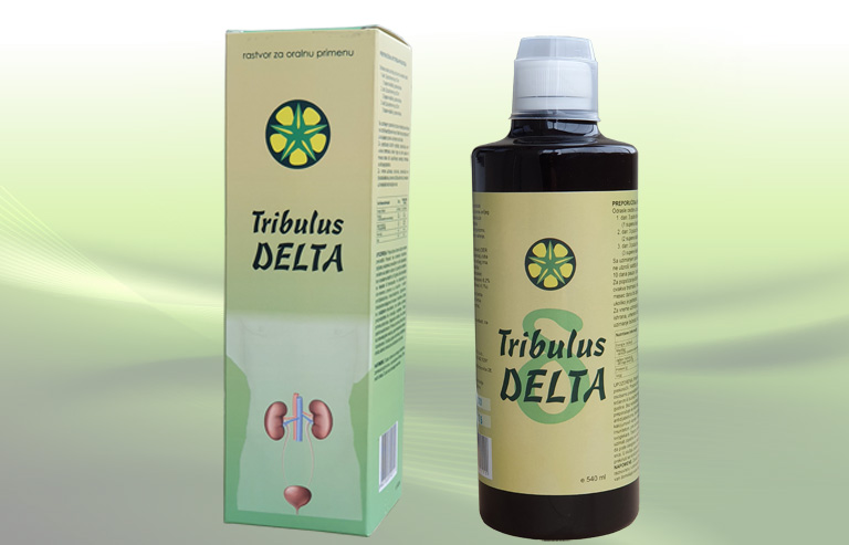 Boca prirodnog dodatka Tribulus Delta
