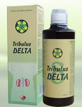 Boca prirodnog suplementa Tribulus delta